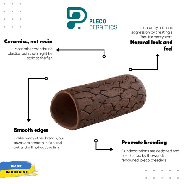 Pleco Ceramics Pleco Cave Medium